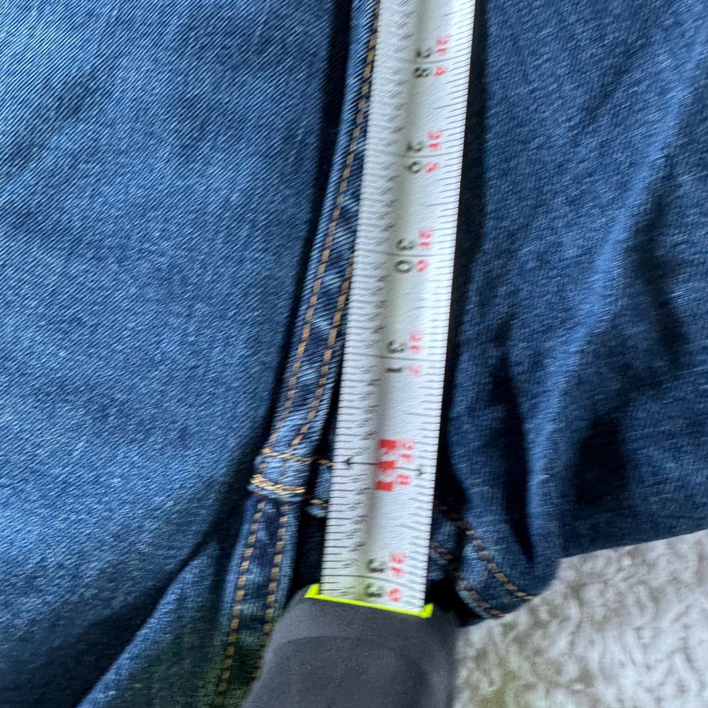 Men's Size 34x32 Levi 505 Regular Fit Denim Blue Jeans Medium Wash Clean - Picture 8 of 11